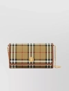 BURBERRY CHAIN STRAP CHECK WALLET