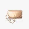Burberry Chain Strap Wallet In Gold
