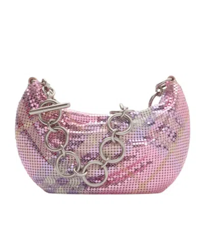 BURBERRY BURBERRY EMBELLISHED CHAIN-LINKED MINI SHOULDER BAG