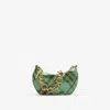 Burberry Chainmail Shoulder Bag In Gulf
