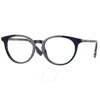 Burberry Chalcot Demo Oval Ladies Eyeglasses Be2318 4011 49