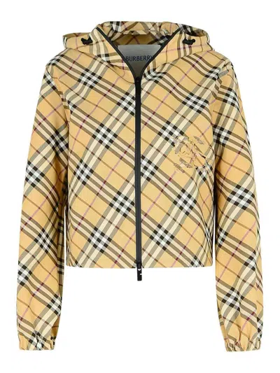 BURBERRY BEIGE POLYAMIDE DOWN JACKET