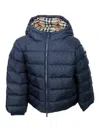 Burberry Down Jacket In Multi