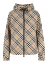 Burberry Women's Embroidered Polyester Jacket In Neutral