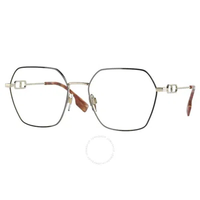 Burberry Charley Demo Hexagonal Ladies Eyeglasses Be1361 1326 56