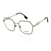 Burberry Charley Demo Hexagonal Ladies Eyeglasses Be1361 1328 56 In Red