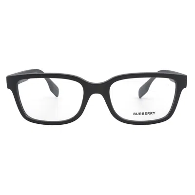Burberry Charlie Demo Rectangular Men's Eyeglasses Be2379u 3464 55 In Brown