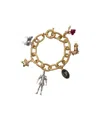 Burberry Chain-link Charm Bracelet In Gold