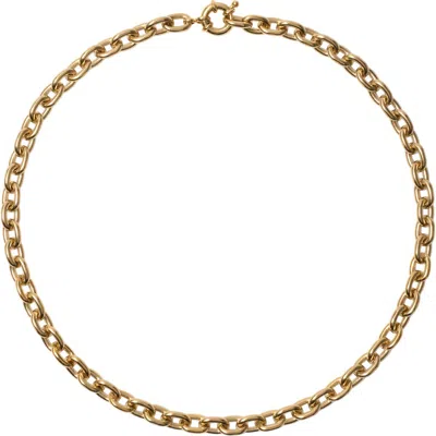 Burberry Charm Chain Necklace In Gold