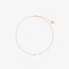 Burberry Charm Fine Chain Necklace In Gold