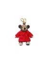 Burberry Charm Keychain Bear Thomas In Red