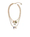 Burberry Charm Triple Layer Necklace