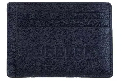 Pre-owned Burberry Chase Logo Card Holder Black