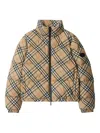 Burberry Vintage Check-pattern Puffer Jacket In Multi