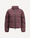 Burberry Red Polyester Clothing In Burgundy