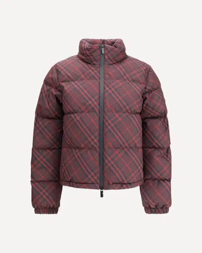 BURBERRY CHECK AMBLESIDE PUFFER JACKET