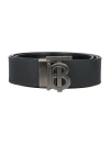 BURBERRY BURBERRY CHECK AND LEATHER REVERSIBLE TB BELT