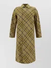Burberry Beige Check Coat