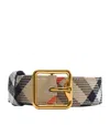Burberry Check B-line Belt In Neutrals