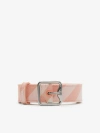 BURBERRY Check B Buckle Belt