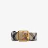 Burberry Check B-line Belt In Sand