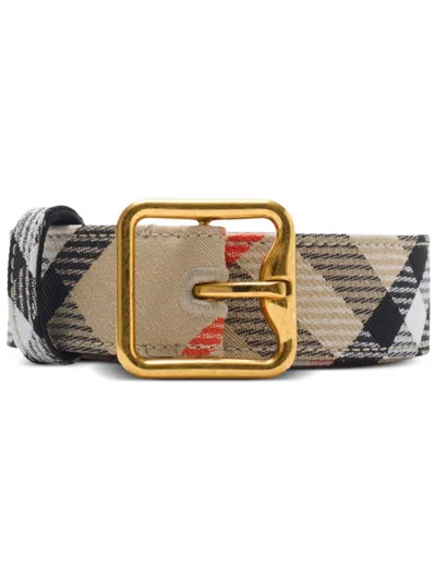 BURBERRY CHECK B-LINE BELT
