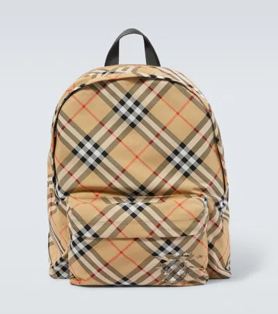 BURBERRY CHECK BACKPACK