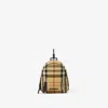 BURBERRY CHECK BACKPACK CHARM