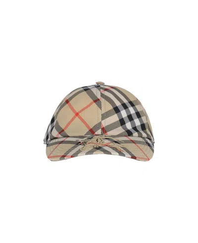 BURBERRY BURBERRY CHECK BASEBALL CAP