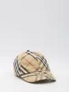 Burberry Equestrian Knight Patch Check Baseball Cap In Multi