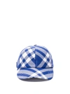BURBERRY `CHECK` BASEBALL CAP