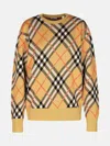 BURBERRY 'CHECK' BEIGE WOOL SWEATER