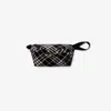 Burberry Check Belt Bag In Black/calico