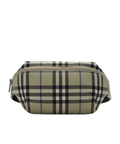 Burberry Check Belt Bag In Multi