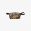 Burberry Vintage Check Equestrian Knight Waist Bag In Sand