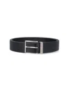 Burberry 'check' Belt In Black