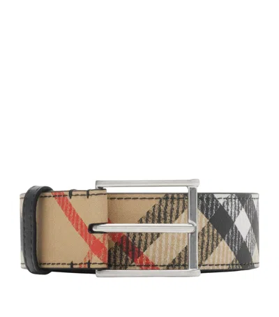 BURBERRY CHECK BELT