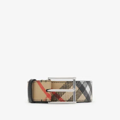 Burberry Checked Belt In Multicolor
