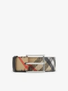 Burberry Checked Belt In Sand