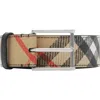 Burberry Check-pattern Belt In Sand