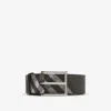 Burberry Shield Buckle Check Belt In Snug