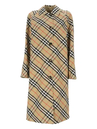 Burberry Coats In Multi