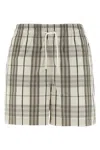 Burberry Embroidered Poplin Shorts