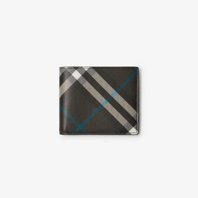 Burberry Check Bifold Wallet In Multi