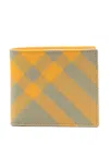 BURBERRY CHECK BIFOLD WALLET