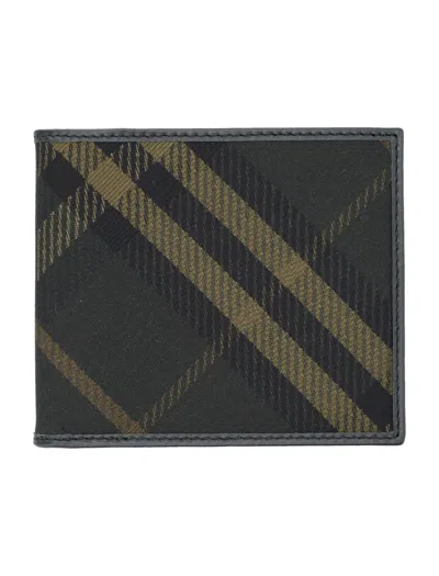 BURBERRY CHECK BIFOLD WALLET