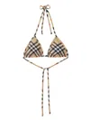 Burberry Check Bikini Bra In Multi
