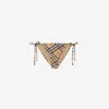 Burberry Checked Bikini Bottoms