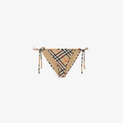 BURBERRY BURBERRY CHECK BIKINI BRIEFS