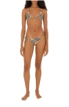 Burberry Check Bikini Briefs In Multi